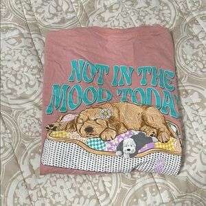 Simply Southern Pink Tee with Blue Logo